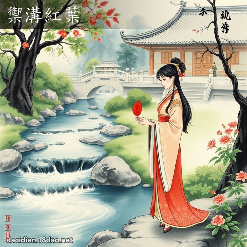 御沟红叶 配图