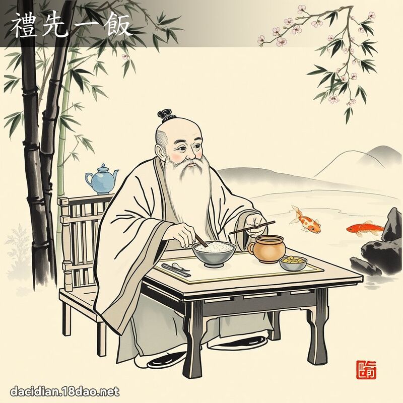 礼先一饭 配图