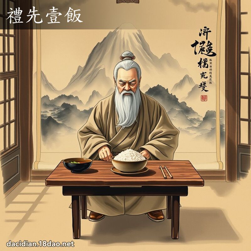礼先壹饭 配图