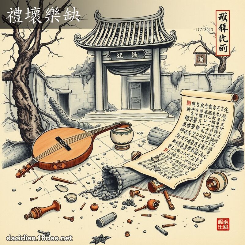 礼坏乐缺 配图