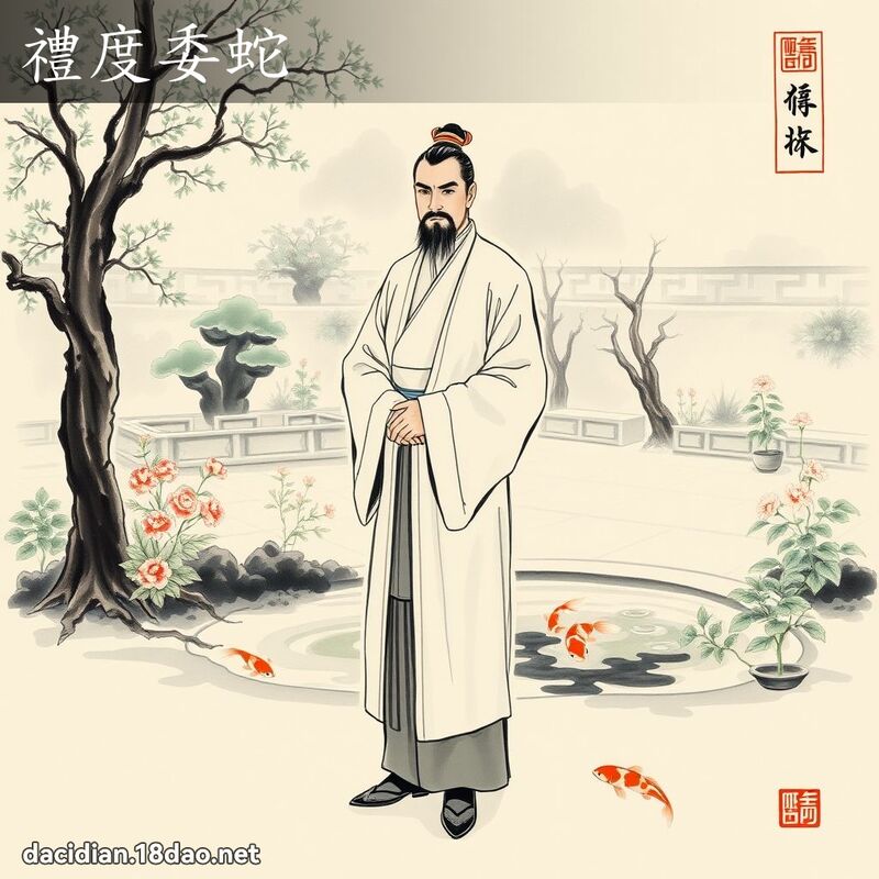 礼度委蛇 配图