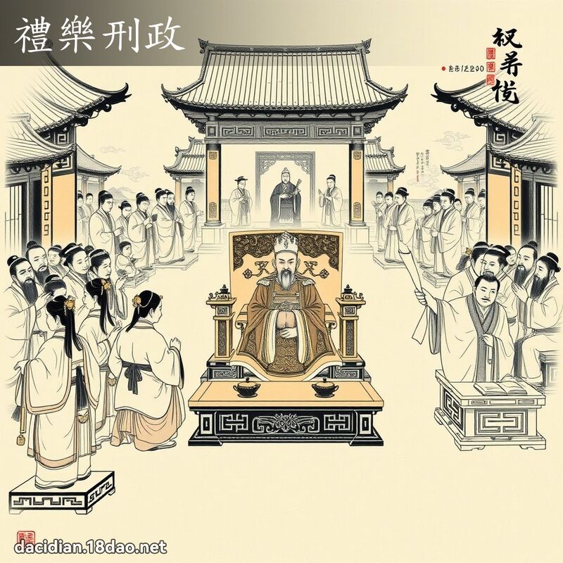 礼乐刑政 配图