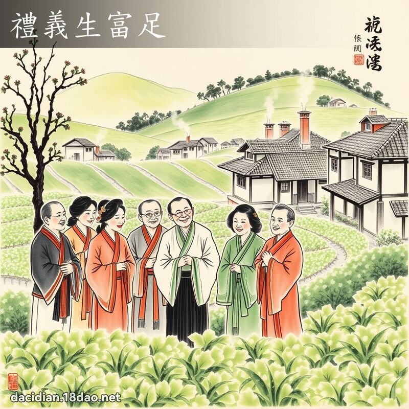 礼义生富足 配图
