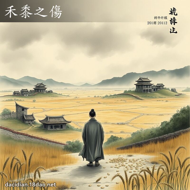 禾黍之伤 配图
