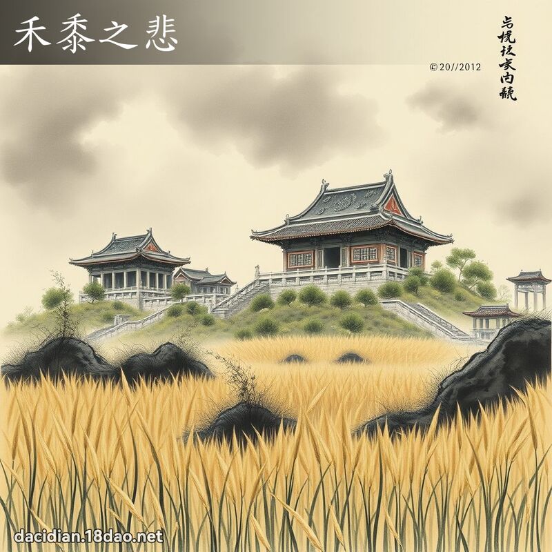 禾黍之悲 配图