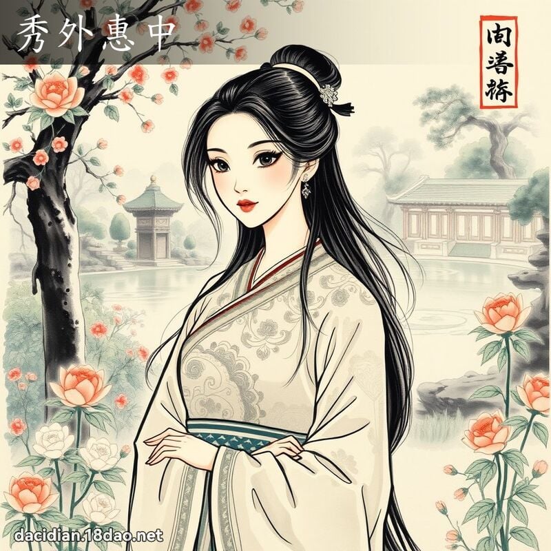 秀外惠中 配图
