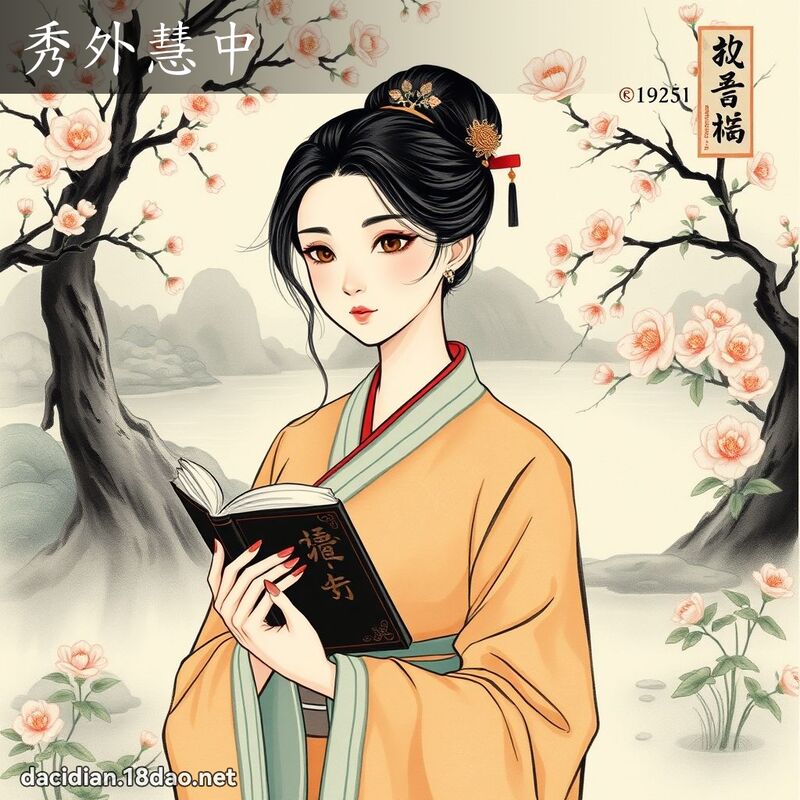 秀外慧中 配图