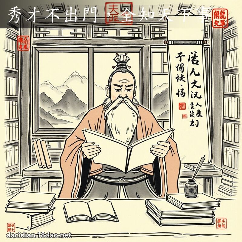 秀才不出门,全知天下事 配图