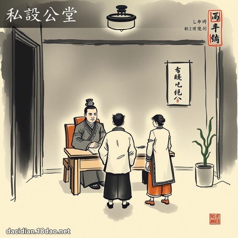 私设公堂 配图