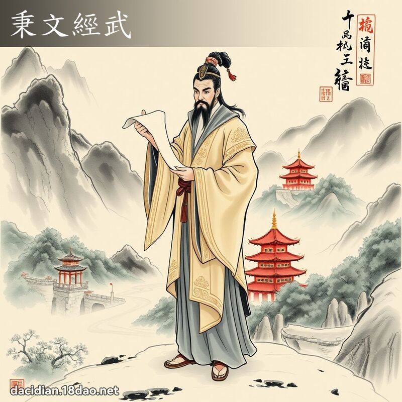 秉文经武 配图