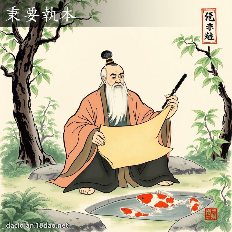 秉要执本 配图