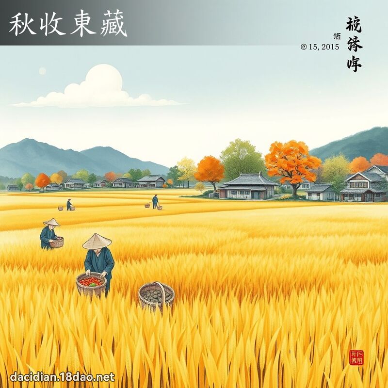 秋收东藏 配图