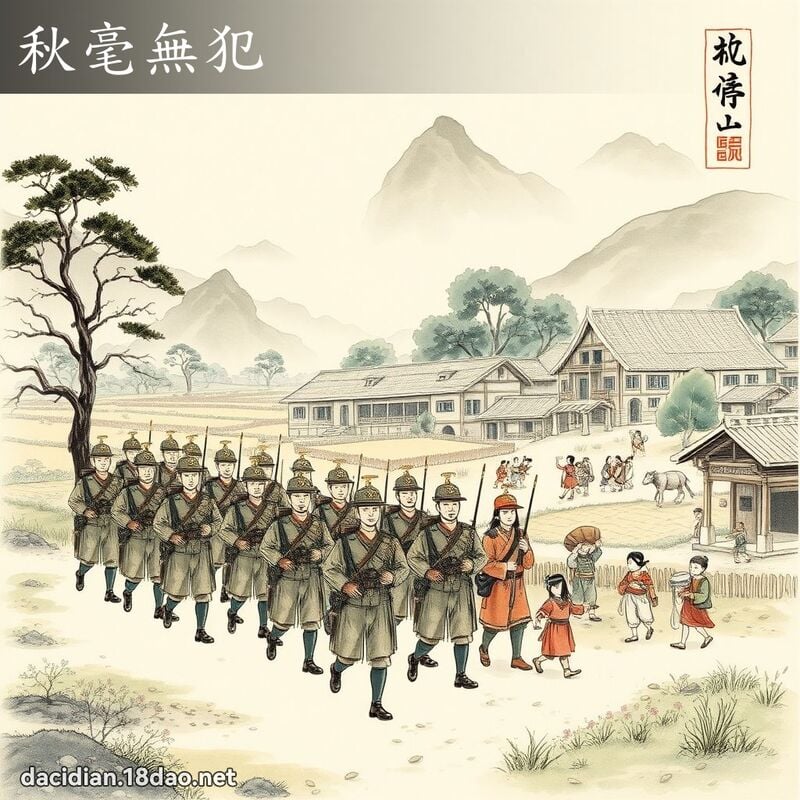 秋毫無犯 配图