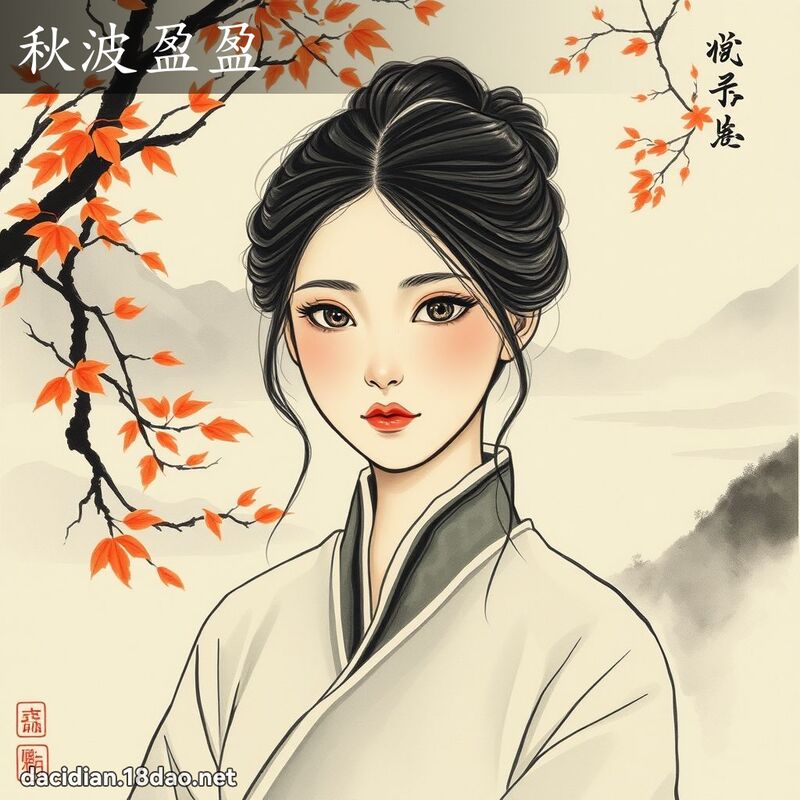 秋波盈盈 配图