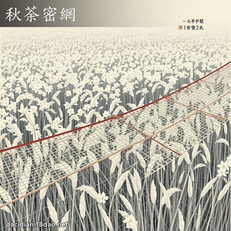 秋荼密網 配图
