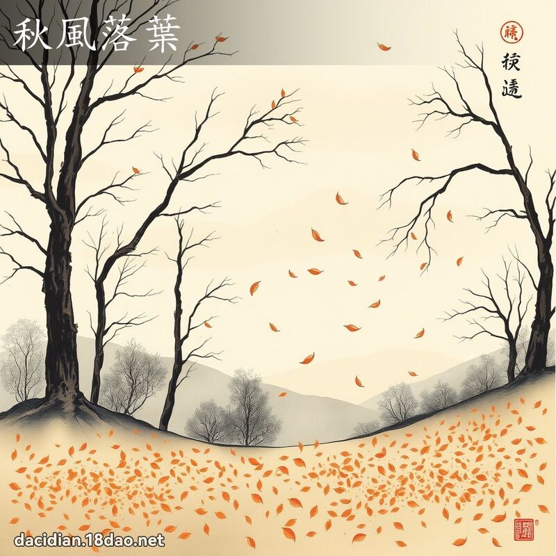 秋風落葉 配图