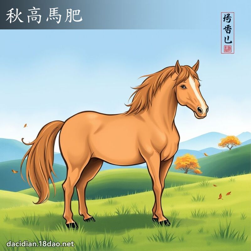 秋高馬肥 配图