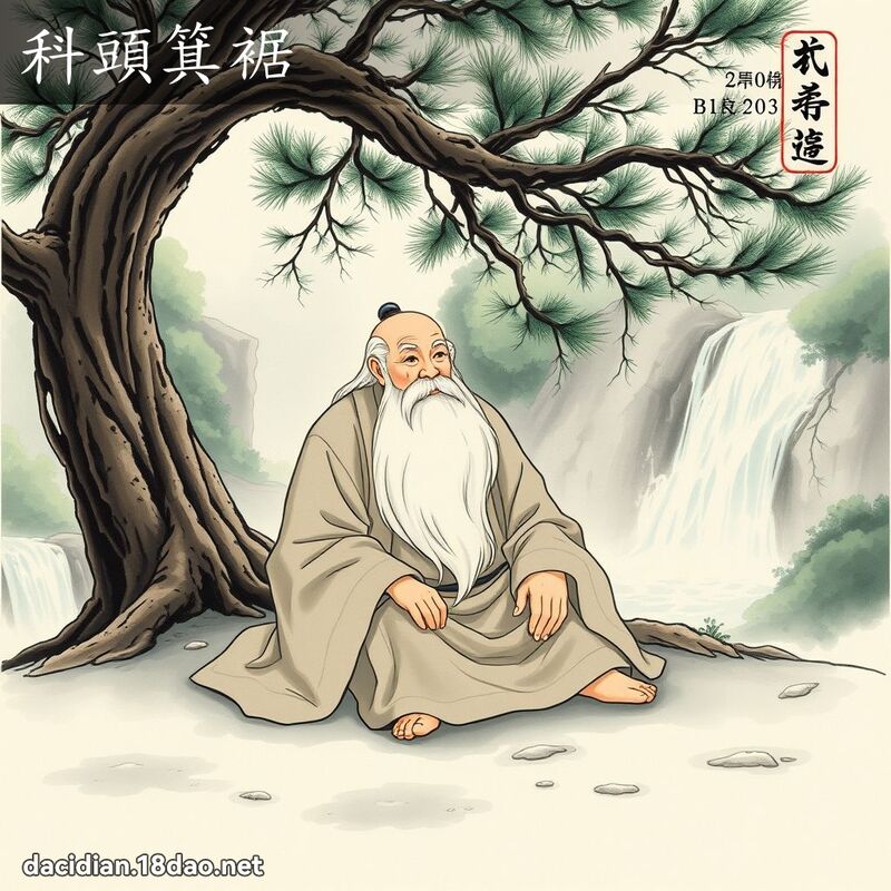 科頭箕裾 配图