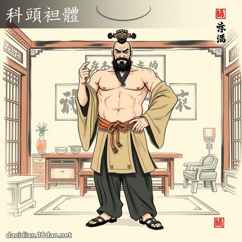 科頭袒體 配图