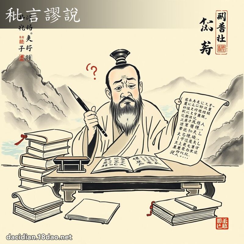 秕言謬說 配图