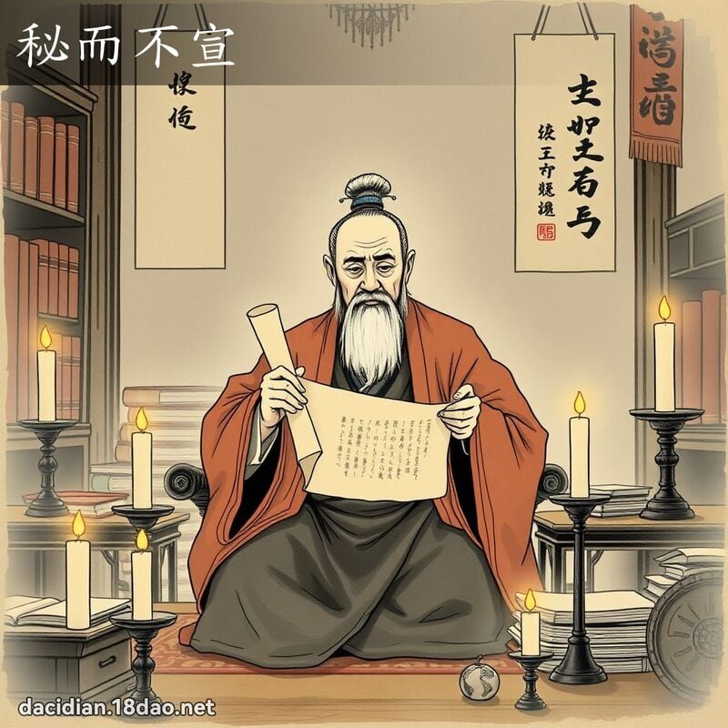 秘而不宣 配图