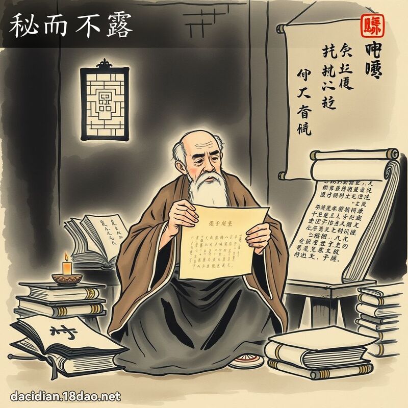 秘而不露 配图