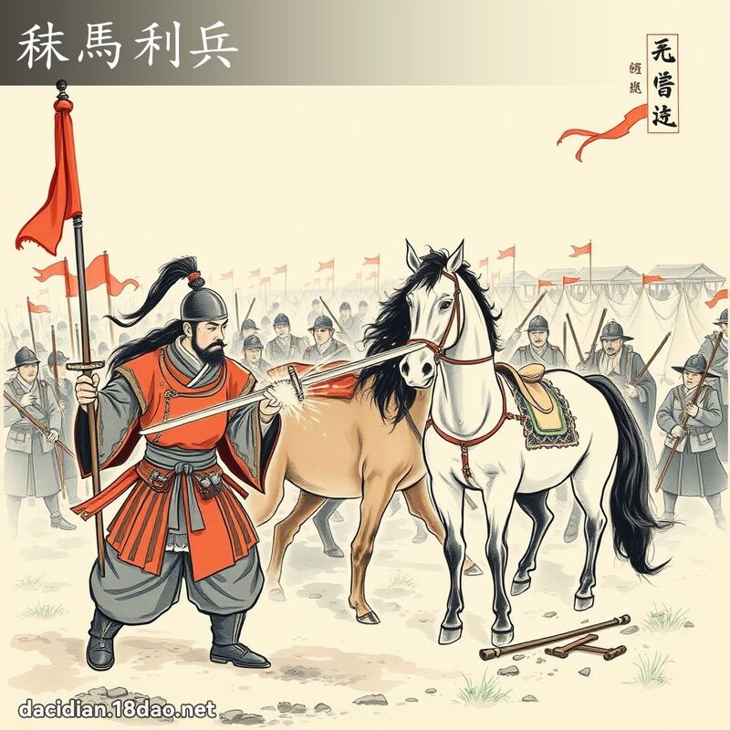 秣馬利兵 配图