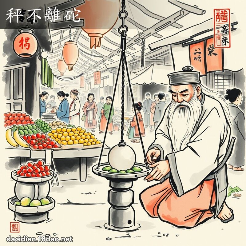 秤不離砣 配图