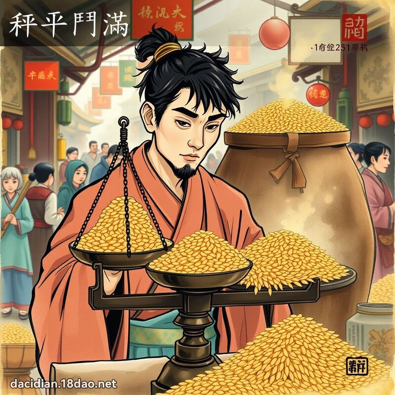 秤平鬥滿 配图