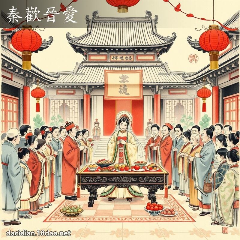 秦歡晉愛 配图
