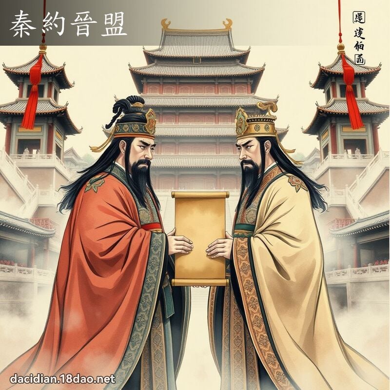 秦約晉盟 配图