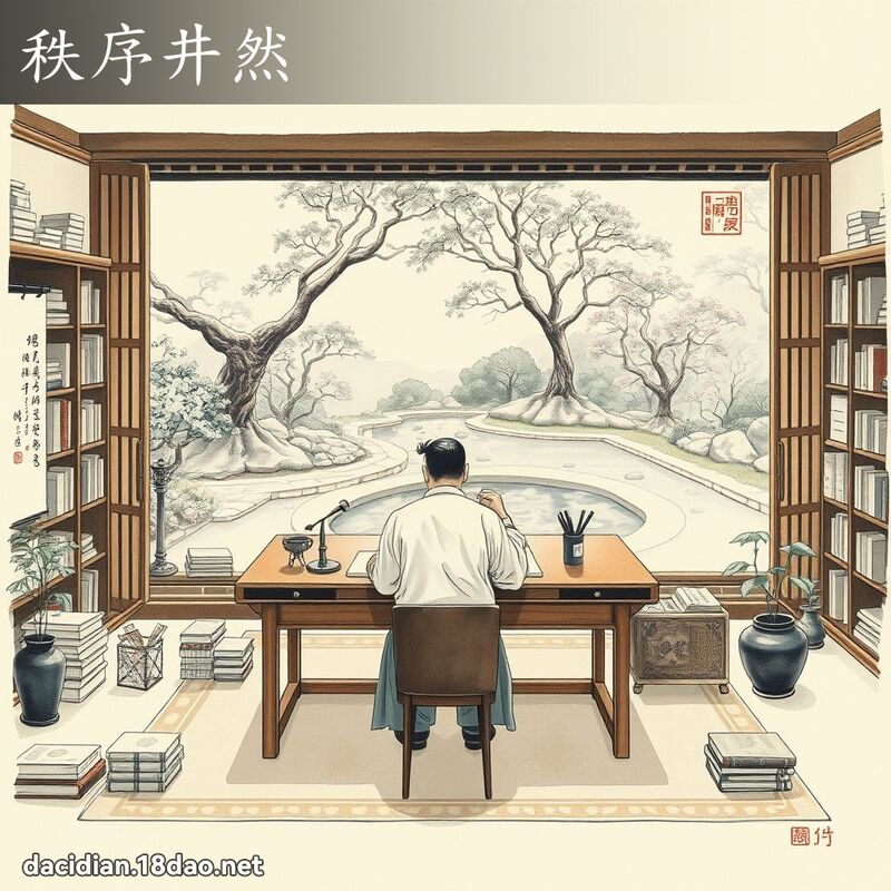 秩序井然 配图
