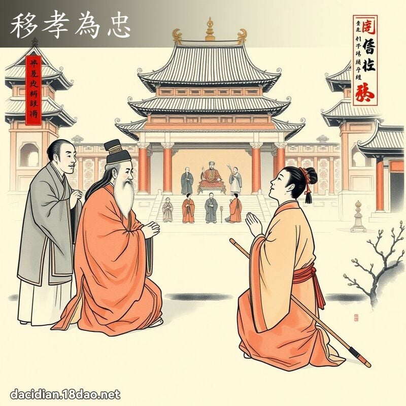 移孝為忠 配图