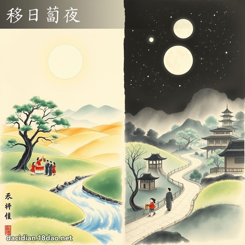 移日蔔夜 配图