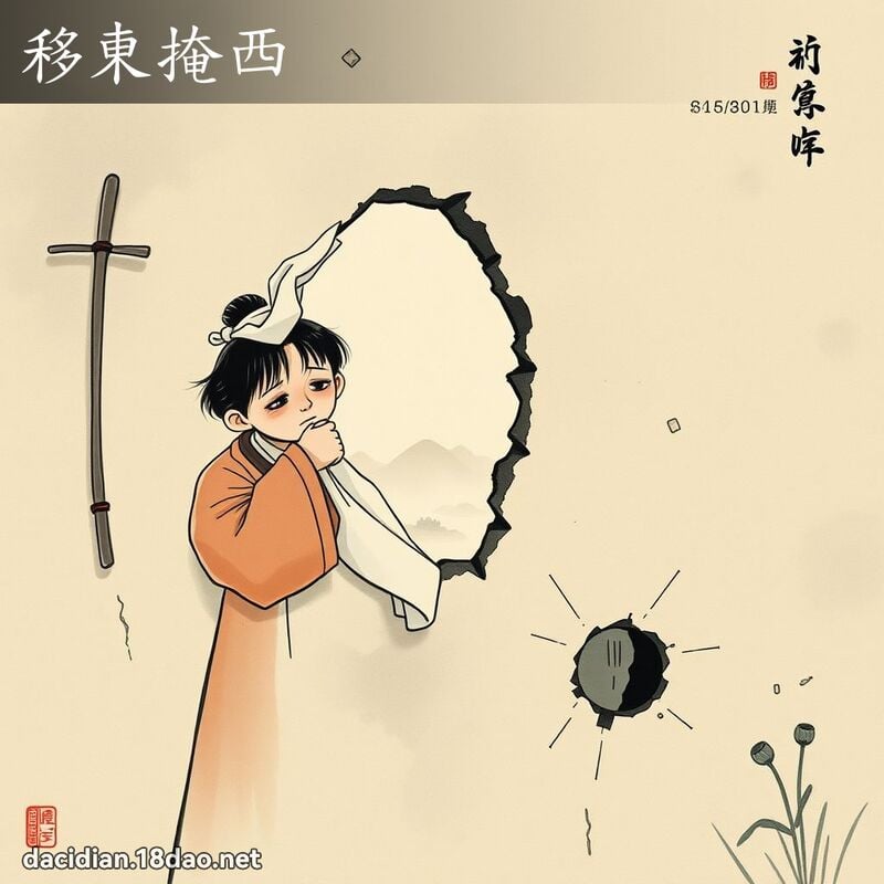 移東掩西 配图