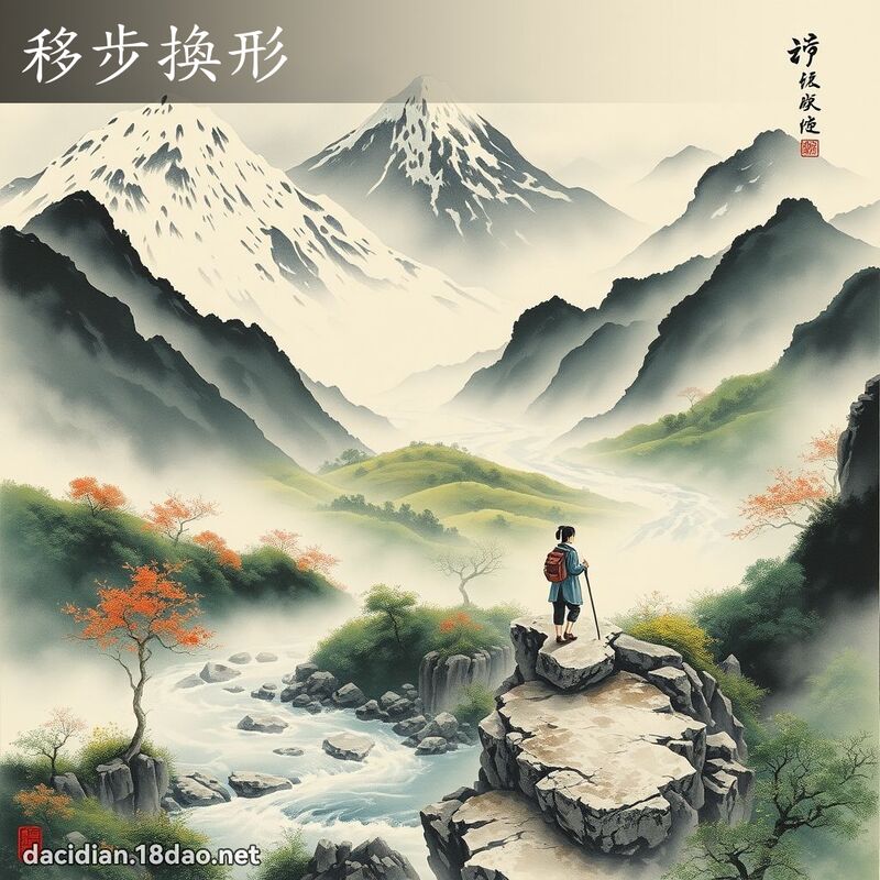 移步換形 配图