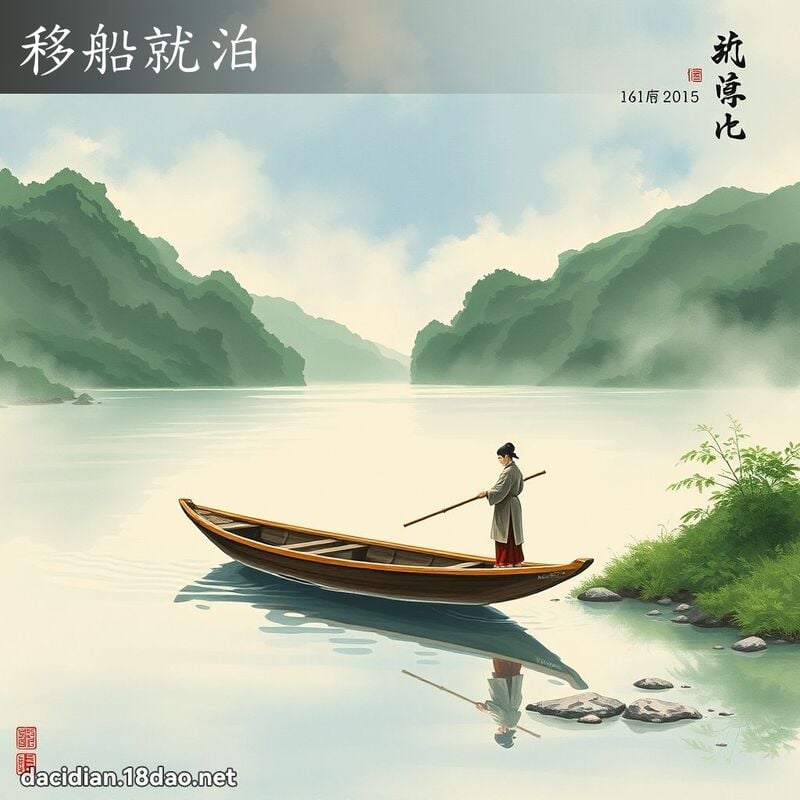 移船就泊 配图