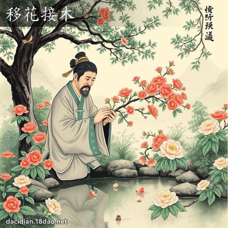 移花接木 配图