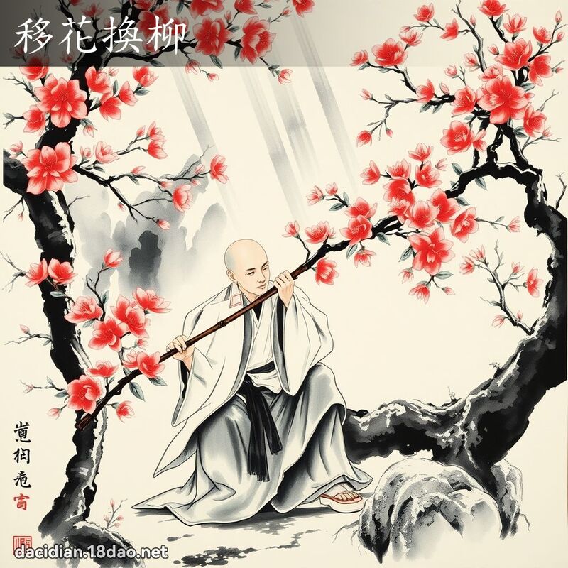 移花換柳 配图