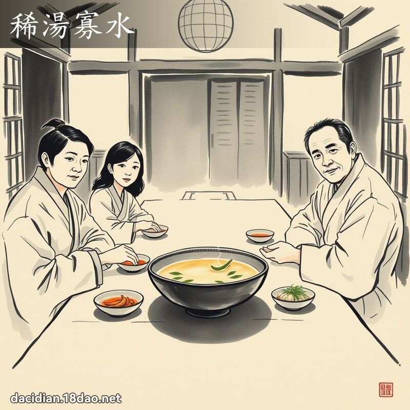 稀湯寡水 配图