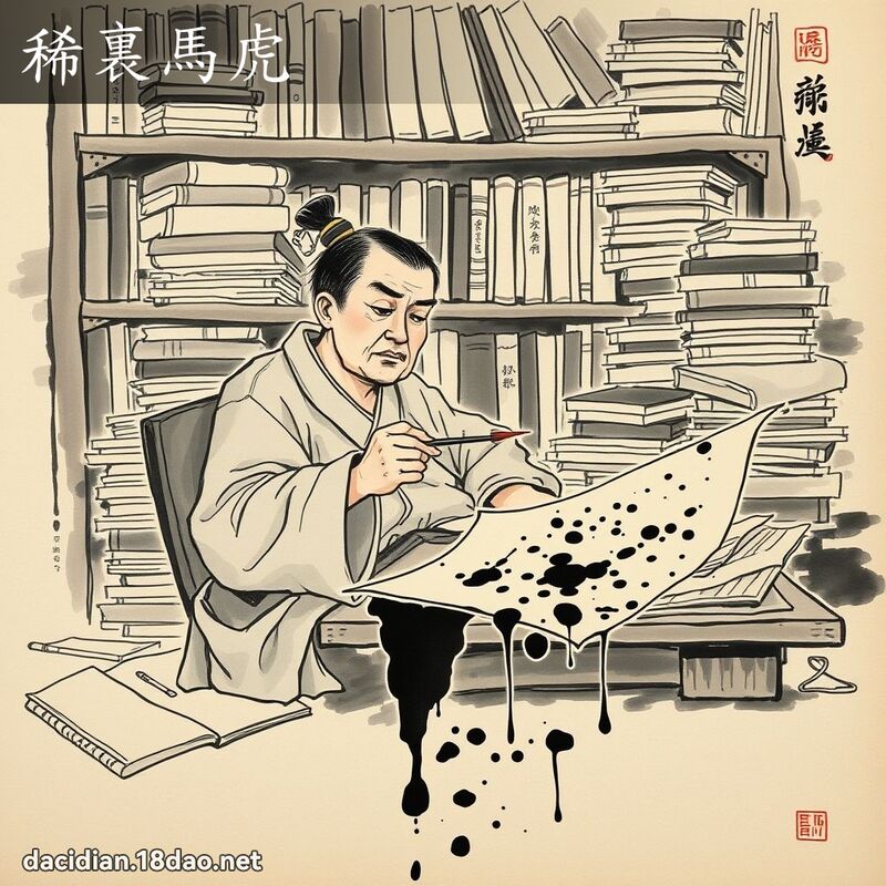 稀裏馬虎 配图