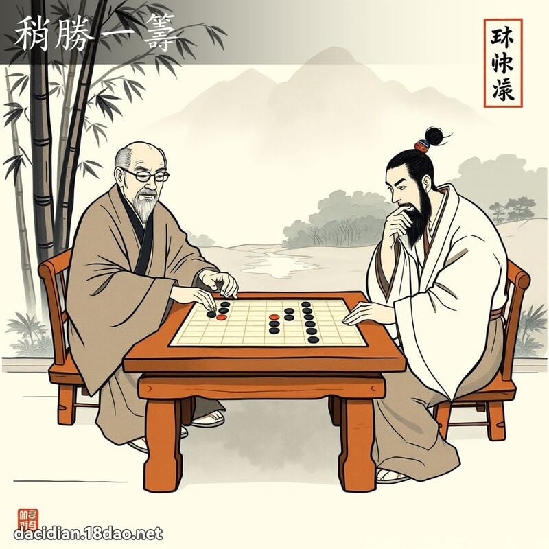 稍勝一籌 配图