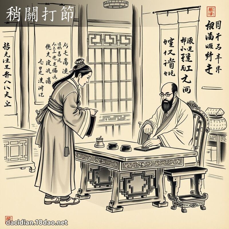 稍關打節 配图