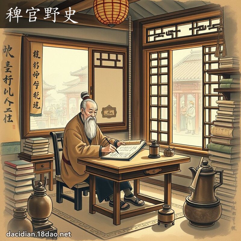 稗官野史 配图