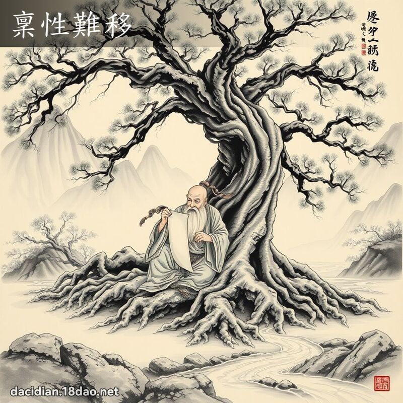 稟性難移 配图