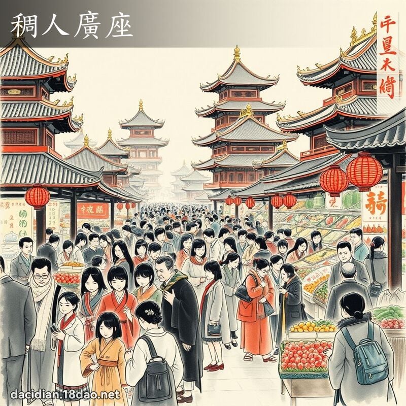 稠人廣座 配图