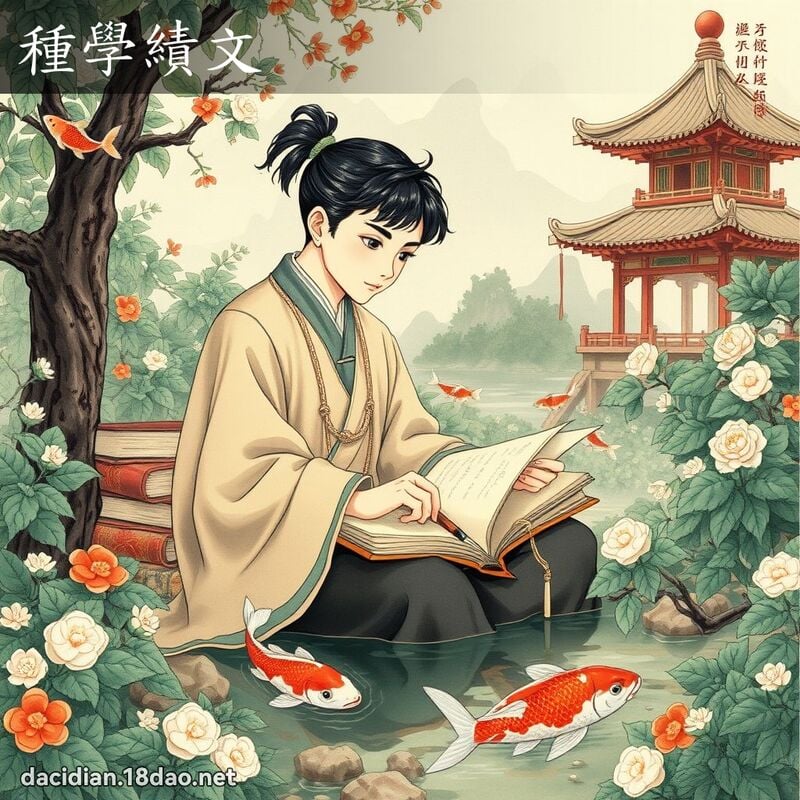 種學績文 配图