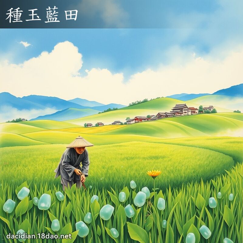 種玉藍田 配图