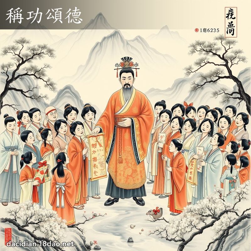 稱功頌德 配图