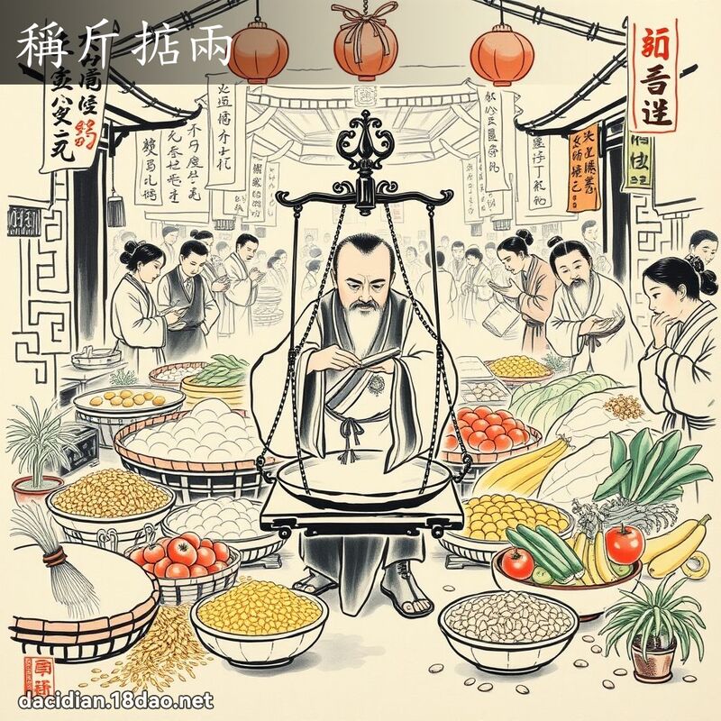 稱斤掂兩 配图
